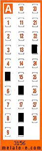 Volante ganador del sorteo 3156 de Chispazo