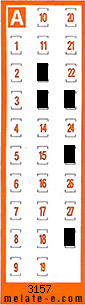 Volante ganador del sorteo 3157 de Chispazo
