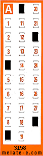 Volante ganador del sorteo 3158 de Chispazo