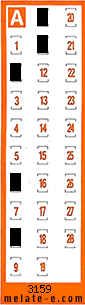 Volante ganador del sorteo 3159 de Chispazo
