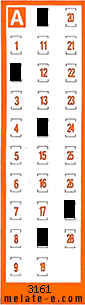 Volante ganador del sorteo 3161 de Chispazo