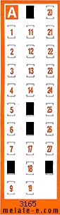 Volante ganador del sorteo 3165 de Chispazo