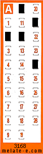 Volante ganador del sorteo 3168 de Chispazo