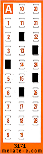 Volante ganador del sorteo 3171 de Chispazo
