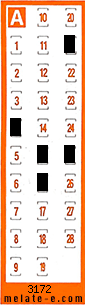 Volante ganador del sorteo 3172 de Chispazo