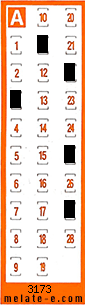 Volante ganador del sorteo 3173 de Chispazo
