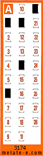 Volante ganador del sorteo 3174 de Chispazo