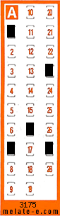 Volante ganador del sorteo 3175 de Chispazo