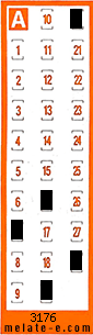 Volante ganador del sorteo 3176 de Chispazo