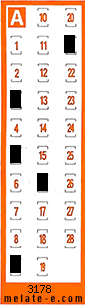 Volante ganador del sorteo 3178 de Chispazo