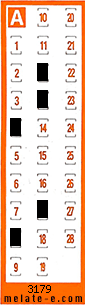 Volante ganador del sorteo 3179 de Chispazo