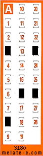 Volante ganador del sorteo 3180 de Chispazo