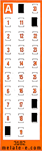 Volante ganador del sorteo 3182 de Chispazo