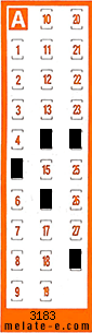 Volante ganador del sorteo 3183 de Chispazo