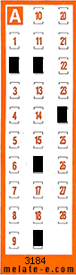 Volante ganador del sorteo 3184 de Chispazo