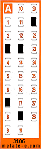 Volante ganador del sorteo 3186 de Chispazo