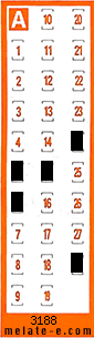 Volante ganador del sorteo 3188 de Chispazo