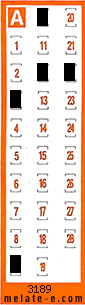 Volante ganador del sorteo 3189 de Chispazo