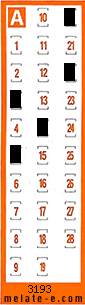 Volante ganador del sorteo 3193 de Chispazo