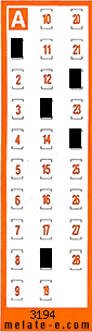 Volante ganador del sorteo 3194 de Chispazo