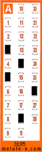 Volante ganador del sorteo 3195 de Chispazo