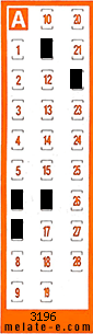 Volante ganador del sorteo 3196 de Chispazo
