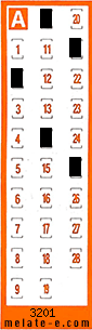 Volante ganador del sorteo 3201 de Chispazo