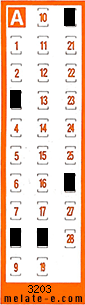 Volante ganador del sorteo 3203 de Chispazo
