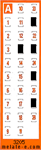 Volante ganador del sorteo 3205 de Chispazo