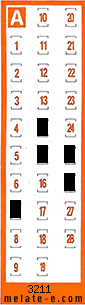 Volante ganador del sorteo 3211 de Chispazo