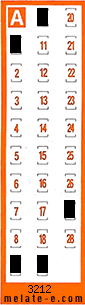 Volante ganador del sorteo 3212 de Chispazo