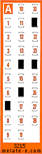 Volante ganador del sorteo 3215 de Chispazo