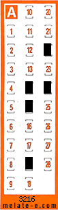 Volante ganador del sorteo 3216 de Chispazo