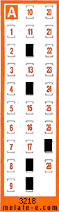 Volante ganador del sorteo 3218 de Chispazo
