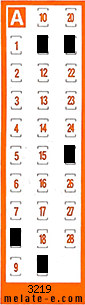 Volante ganador del sorteo 3219 de Chispazo