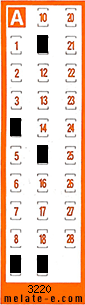 Volante ganador del sorteo 3220 de Chispazo
