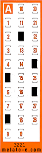 Volante ganador del sorteo 3221 de Chispazo