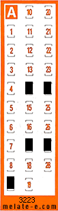 Volante ganador del sorteo 3223 de Chispazo