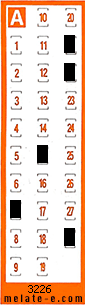 Volante ganador del sorteo 3226 de Chispazo