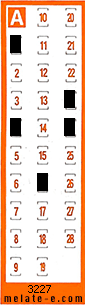 Volante ganador del sorteo 3227 de Chispazo