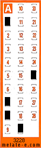 Volante ganador del sorteo 3228 de Chispazo