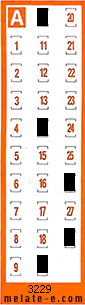 Volante ganador del sorteo 3229 de Chispazo