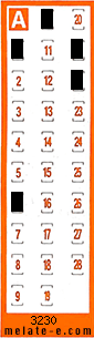 Volante ganador del sorteo 3230 de Chispazo