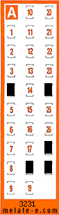 Volante ganador del sorteo 3231 de Chispazo