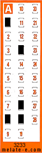 Volante ganador del sorteo 3233 de Chispazo