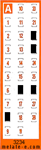 Volante ganador del sorteo 3234 de Chispazo