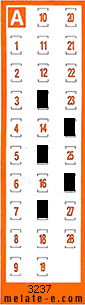 Volante ganador del sorteo 3237 de Chispazo