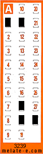 Volante ganador del sorteo 3239 de Chispazo