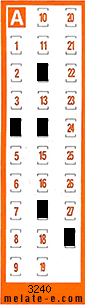Volante ganador del sorteo 3240 de Chispazo
