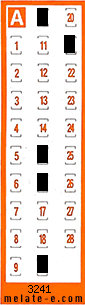 Volante ganador del sorteo 3241 de Chispazo